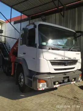 Truck Trailer Crane Mitsubishi & Palfinger Siap Kerja!