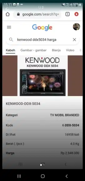 Kenwood DDX 5034 doble din