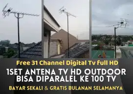 Master antena TV dan pemasangan