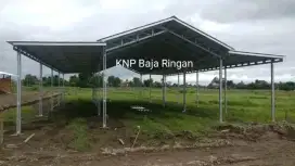 gudang baja tiang