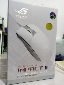 Mouse gaming ASUS ROG Strix Impact II Moonlight White