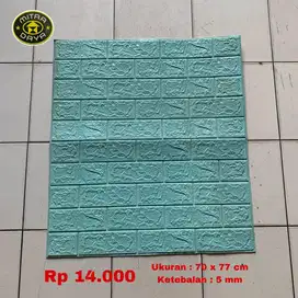 STIKER DINDING FOAM 3D MOTIF BATA