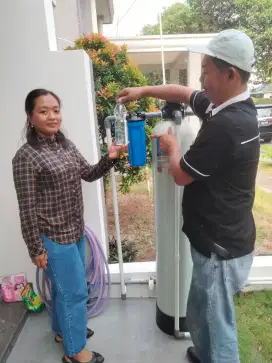 Filter saringan air zat besi berminyak kuning bau dll