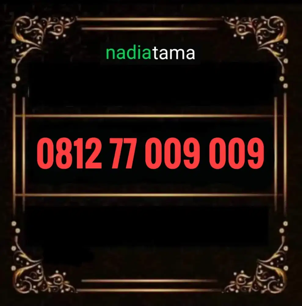 Nomor Cantik Simpati 77 009 009