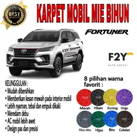 KARPET MOBIL MIE / BIHUN ALL NEW FORTUNER ALL NEW PAJERO VOXY MAZDA