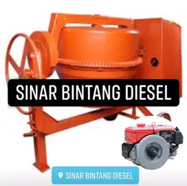 Molen MQUIP 1 sak semen + Engine Diesel 7pk