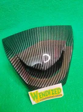 Visor depan yamaha Xeon ori yamaha carbon hitam
