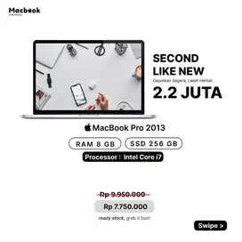 MACBOOK PRO 2013 15  8/256GB