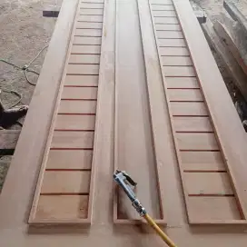 Kusen pintu Kayu meranti ( 1set )