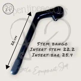 Stem bango alloy insert stem 22.2 stem long