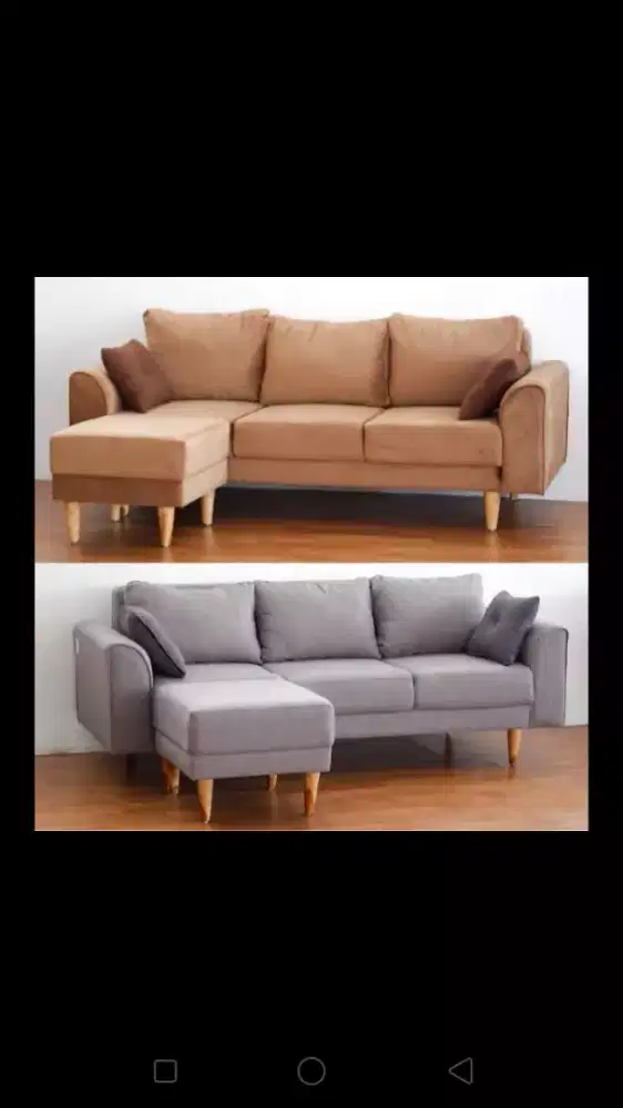 Sofa L Retro Scandinavian