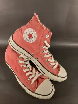 Converse CT As Hi-Top Faded Washed Red