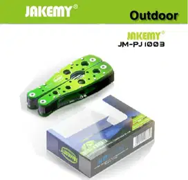 Jakemy JM-PJ1003 9 in 1 Multifunction Outdoor Folding Pliers - Green