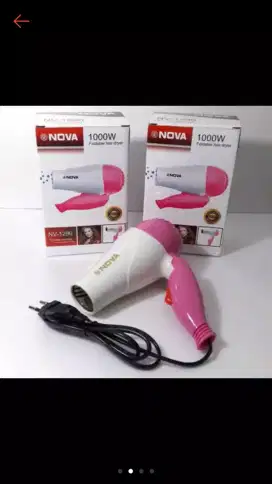 Hair Dryer Nova Pengering Rambut HairDryer Foldable