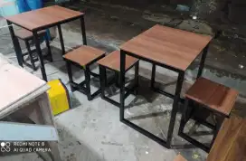 Meja set kursi cafe