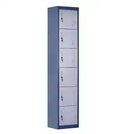 Lemari Helm / Loker 6 Pintu Besi