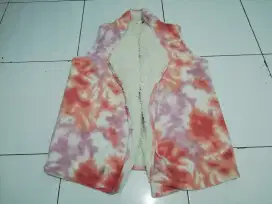 Jaket rompi cewek korea style tie dye