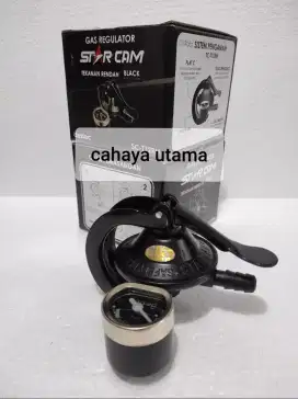 REGULTAOR GAS/KEPALA GAS BAGUS STARCAM BLACK EDITION SC-T12RM (BARU)