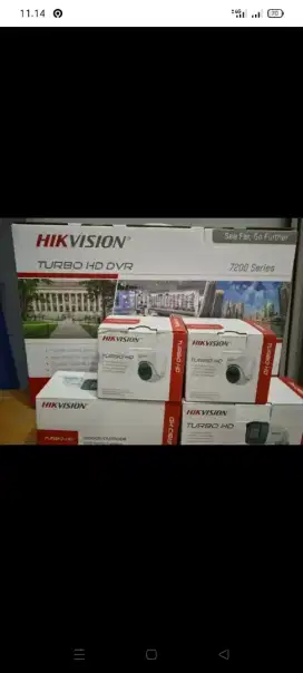 PROMO MARET CCTV HIKVISION 4 CHANEL