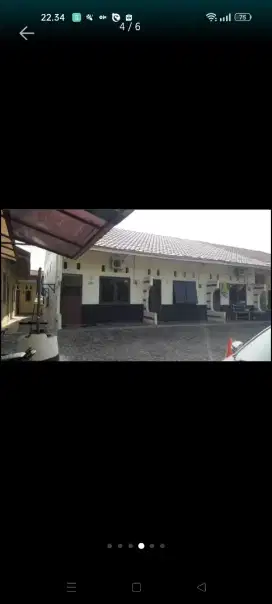 Kontrakan 2 kt pinggir jalan 7,5jt u.sewa 6bln