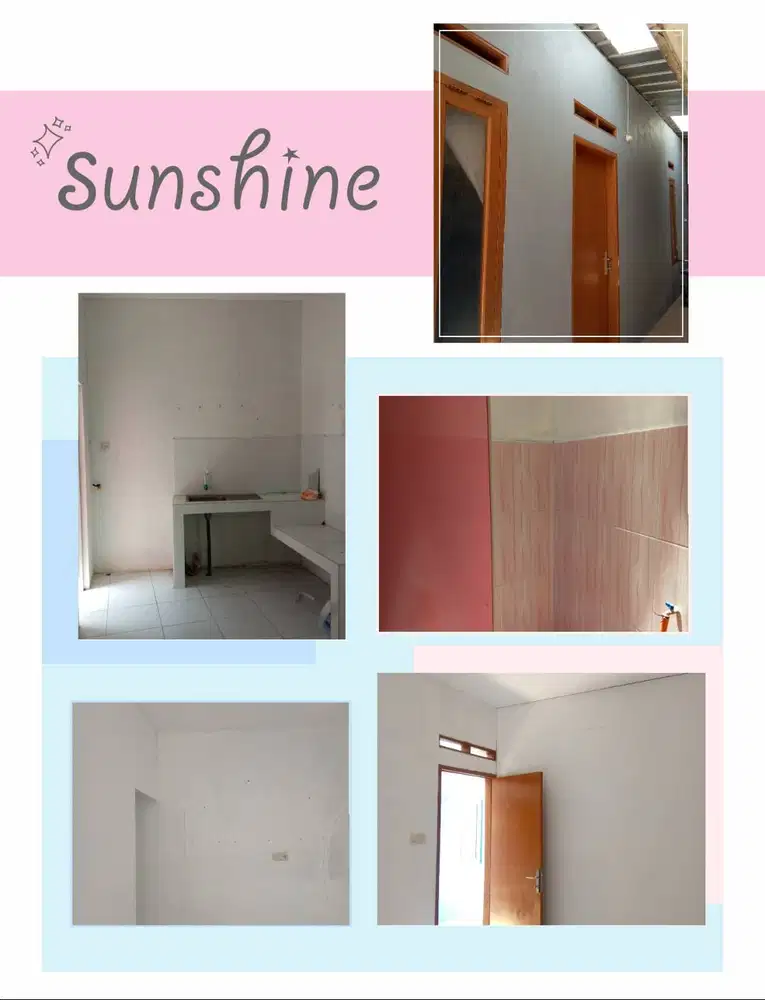 Rumah kontrakan baru siap pakaiai