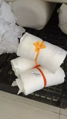 Kain majun lap putih SUPER SPESIAL