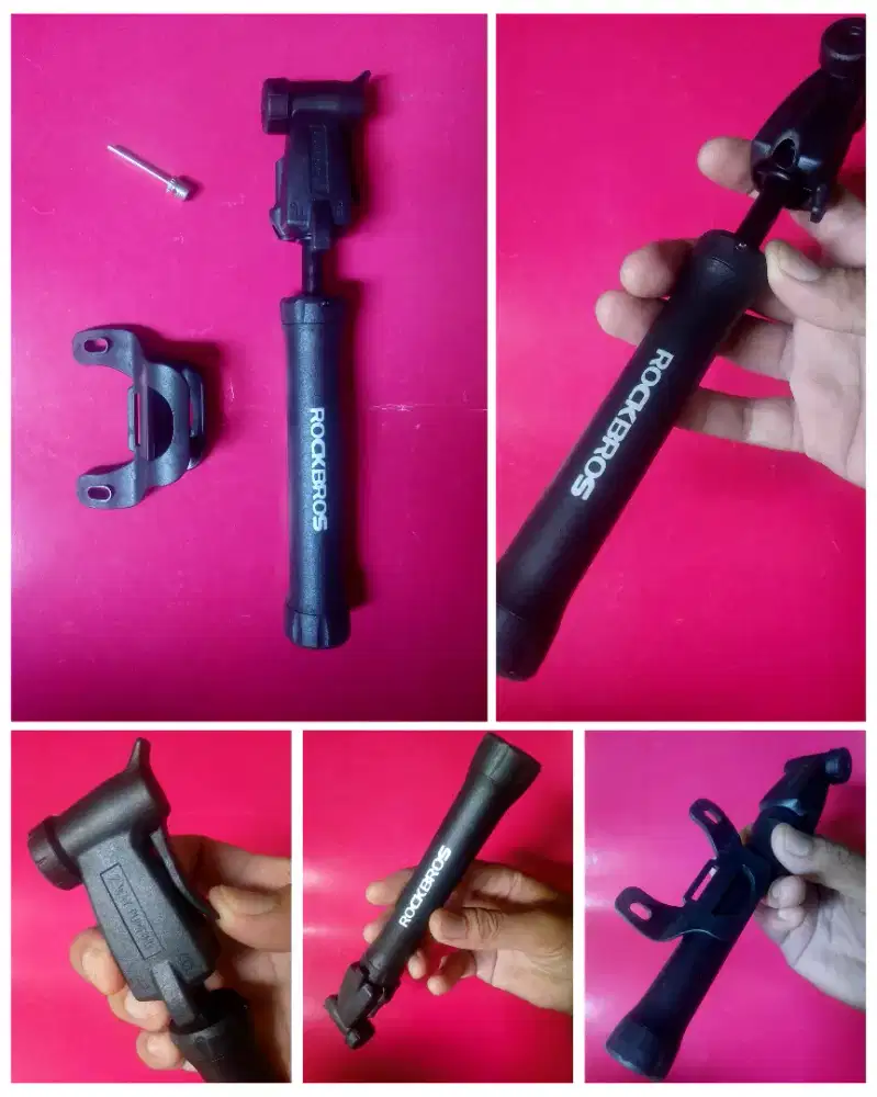 Pompa Sepeda ROCKBROS - Bisa Pentil FIXIE - Ready COD Jakarta - Depok