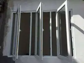 Menerima pemasangan kusen pintu jendela aluminium