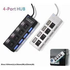 Usb Hub 4 PORT Swith On Off High speed