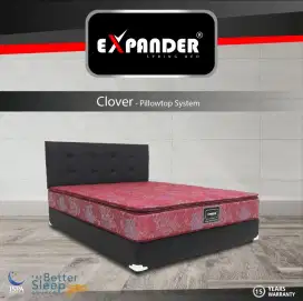 Expander Springbed Clover Kasur SpringBed Mattress Pillowtop System