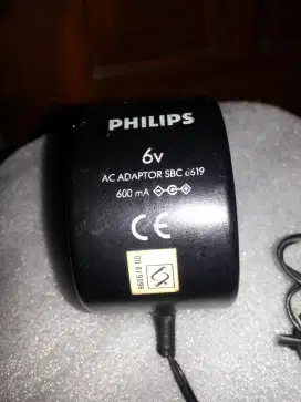 AC Adaptor PHILIPS SBC 6619 6V 600mA