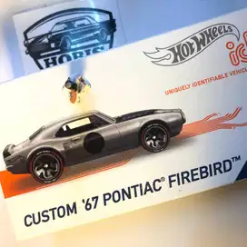 Diecast Hot Wheels ID Custom Pontiac Firebird Free Akrilik Box