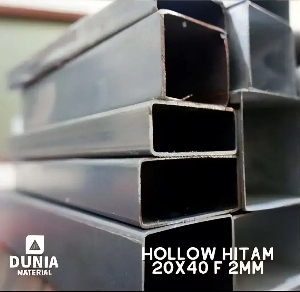Hollow / Hollo Hitam 20 x 40 Full Tebal 2 Mm