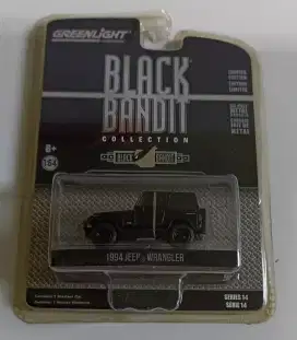 Greenlight 1/64 1994 Jeep Wrangler ( Black Bandit )