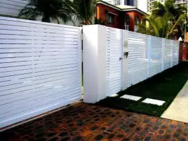 Pagar, tralis, balkon, relling tangga, pintu penaman,dll..