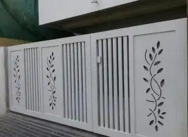 Pagar besi cutting motif