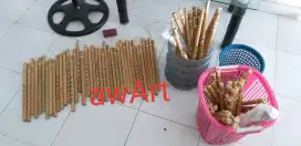 Suling bambu vertikal