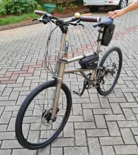 BARU Sepeda Helix bisa Lipat seperti Brompton Bagus mulus