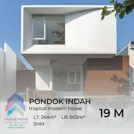 DIJUAL RUMAH DI PONDOK INDAH TROPICAL MODERN BY ATELIER RIRI