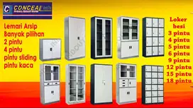 Lemari Arsip Cabinet Dokumen Loker locker Besi 6 9 12 Pintu Free Ongki