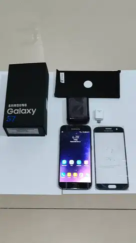 Samsung Galaxy S7 Flat 4/32 Black Onyx Garansi SEIN