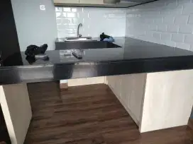 Golden galaxy granite untuk meja dapur