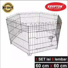 Kandang anjing lipat new baru