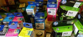 Jual/beli catridge tinta printer komputer original baru dan bekas