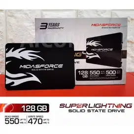 SSD Midasforce Super Lightning 128GB TLC SATA 3 Garansi Resmi 3 Tahun