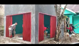 Pintu folding gate murah