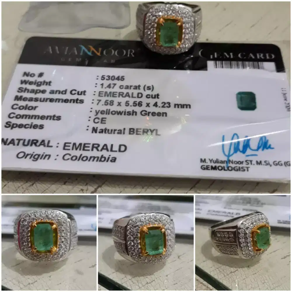 Natural Emerald (Beryl) Colombia