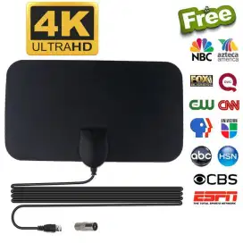 Antena TV Digital Indoor Taffware Tempel Sinyal DVB-T2 4K High Gain