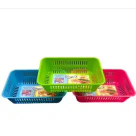 Keranjang Nampan Square Basket Tempat Surat Tray Segi Box Hawaii 5615