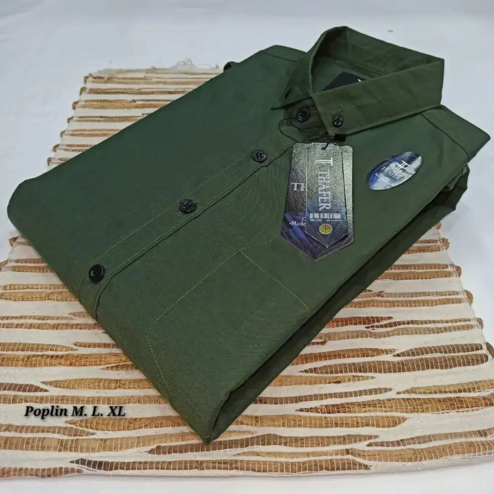 Kameja polos tangan pendek pria bisa cod